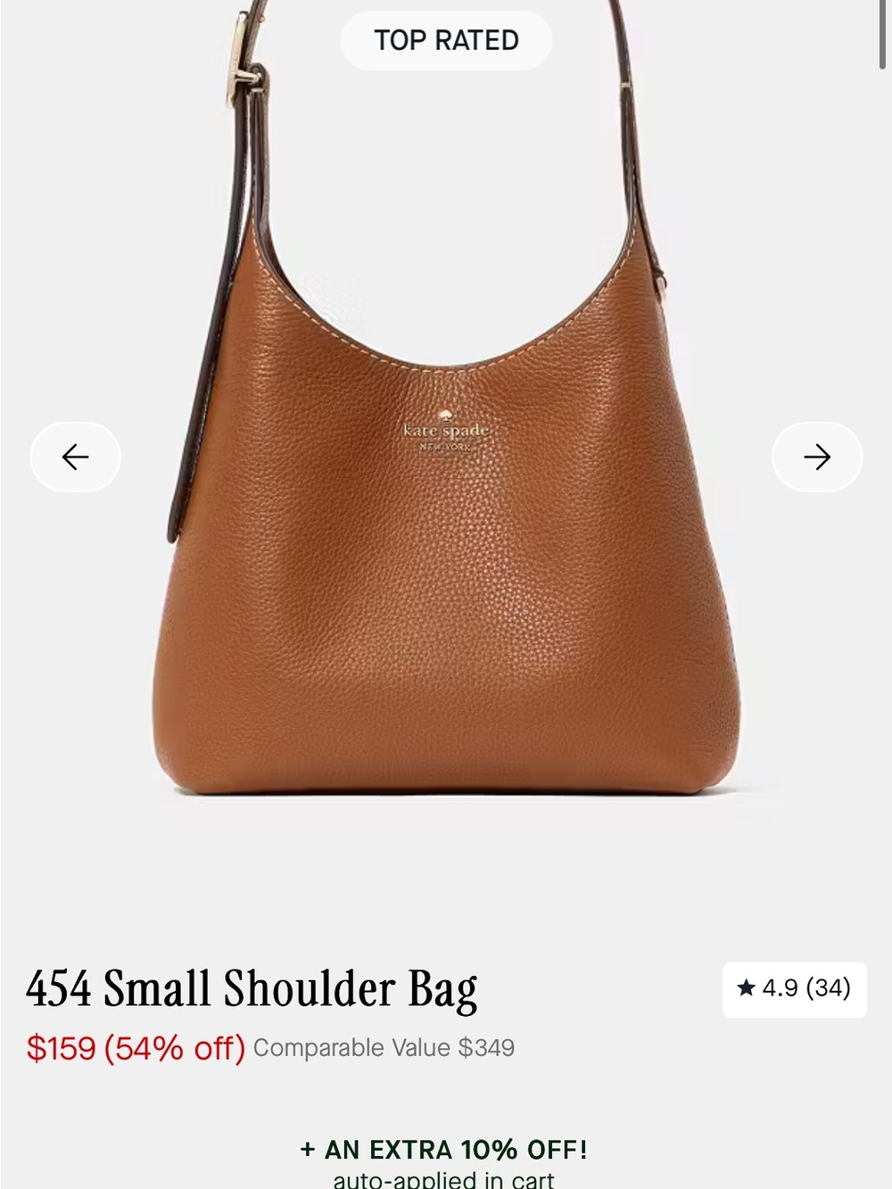 Kate Spade 454 Small Shoulder Bag - Picture 5 of 5